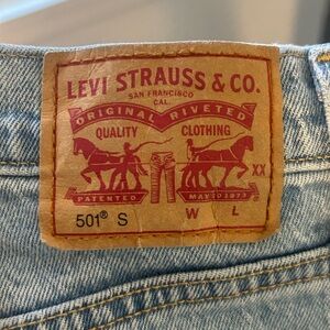 Levi's Light Blue Straight Jeans